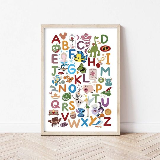 Alphabet Premium Matte Vertical Posters