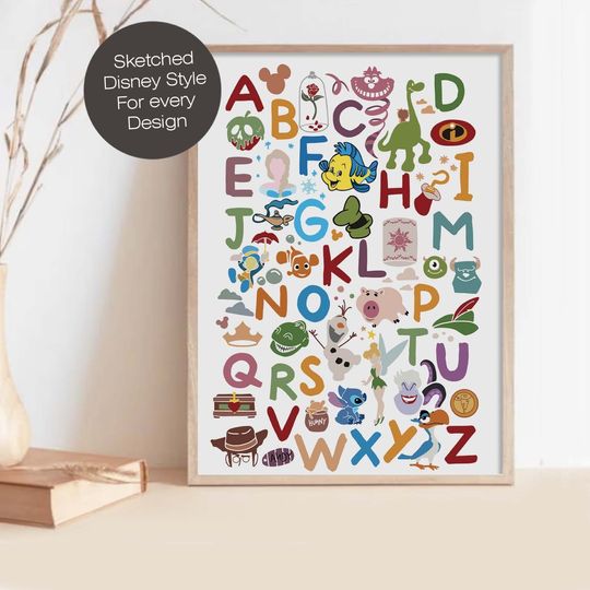 Alphabet Premium Matte Vertical Posters