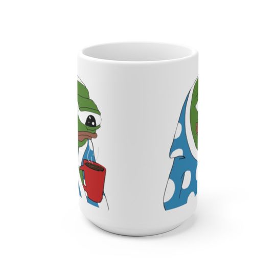 Peepo Cozy Pepe the Frog Mug Peepo Coffee Mug