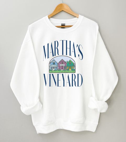 Martha's Vineyard Sweatshirt | Martha's Vineyard Vintage Style Crewneck | Martha's Vineyard Unisex Sweaetshirt