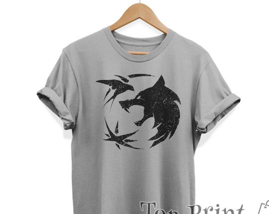 The Witcher shirt The Witcher T-shirt The Witcher Logo Funny shirt Geralt of Rivia shirt Geralt shirt
