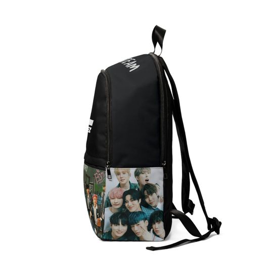 Ateez Fabric Backpack, Kpop Backpack, music lover backpack