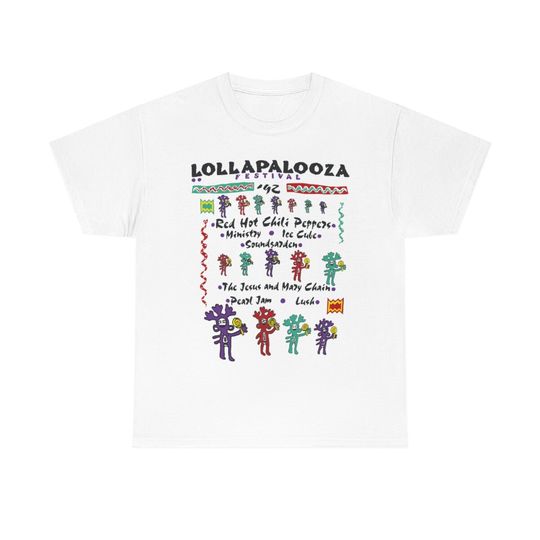 Vintage 1992 LOLLAPALOOZA T-shirt