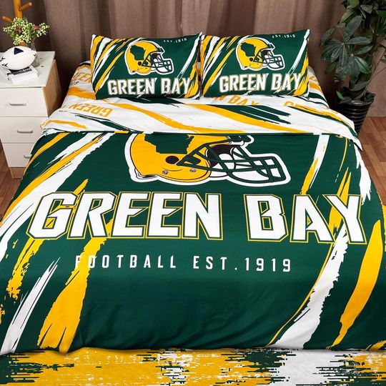 Green Bay Football Bedding Set