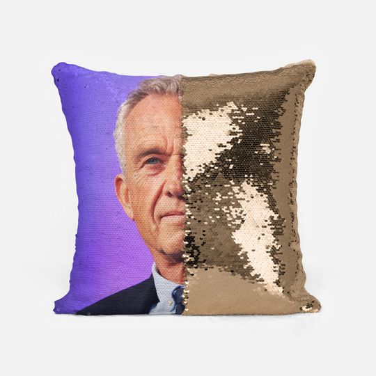RFK JR - Robert F Kennedy Jr. Fan Sequin Pillow