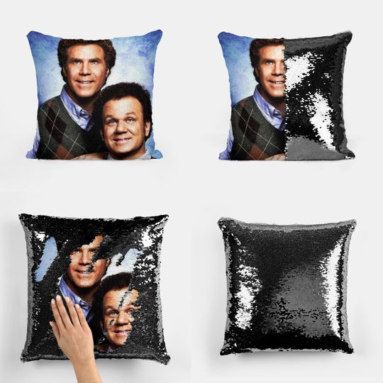 STEP BROTHERS - Will Ferrell Fan Sequin Pillow