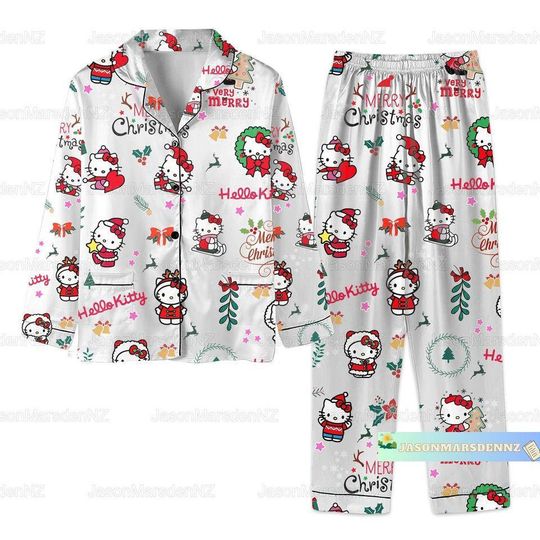 Christmas Hello Kitty Pajamas Set