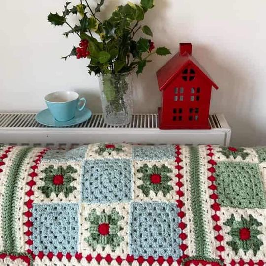 The Noel Nine Patch Blanket Pattern