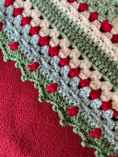 The Noel Nine Patch Blanket Pattern