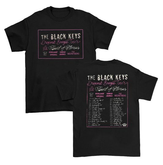 The Black Keys Dropout Boogie Tour 2022 Double Sided Shirt