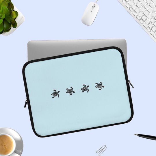 Turtle Laptop Sleeve and iPad Case for Sea Turtle Lovers