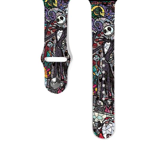 Disney inspired nightmare before Christmas Apple Watch Band