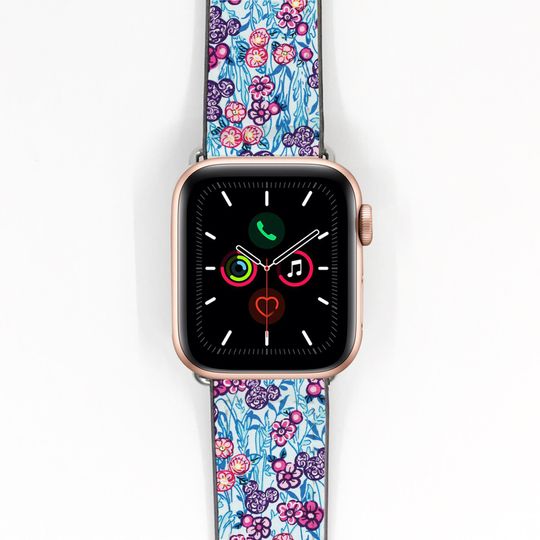 Floral Mouse Inspired Apple Watch Band