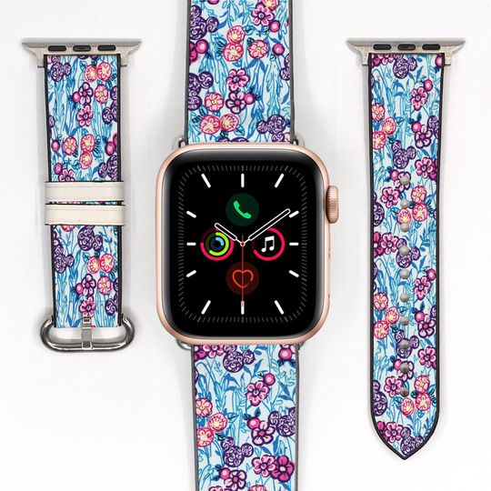 Floral Mouse Inspired Apple Watch Band