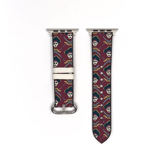Theme Park Skull Pirates of the Caribbean Apple Watch Band