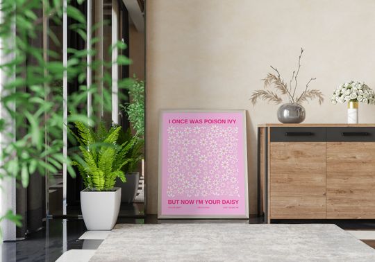 Tay Tay Don't Blame Me Lyrics Print | Pink Fan Girl Merch |  Tay Tay Poster