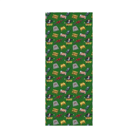 Die Hard Christmas Wrapping Paper, 80s Movie Gift Wrap