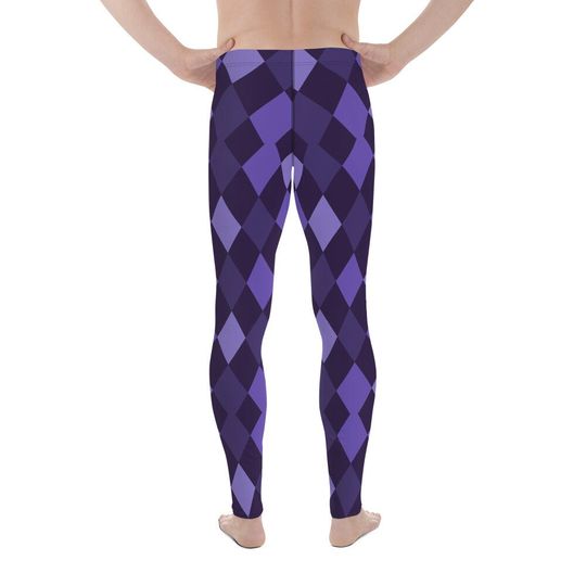 Mardi Gras Patterns Men's Leggings- Three Options