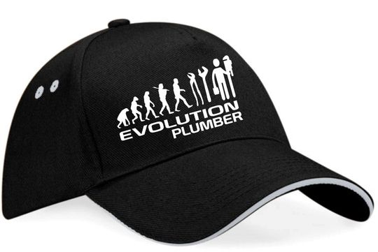 Evolution Of A Plumber Baseball Cap