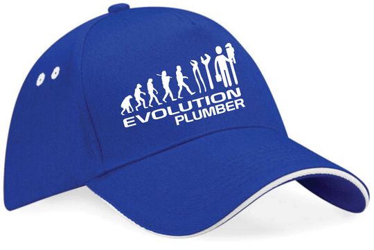 Evolution Of A Plumber Baseball Cap