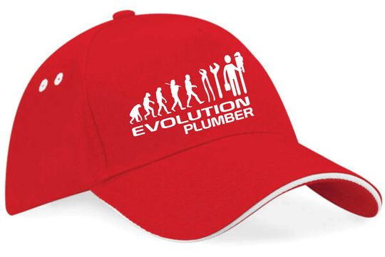 Evolution Of A Plumber Baseball Cap