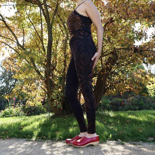 Leggings - Batik - Aridity - brown-ochre brown