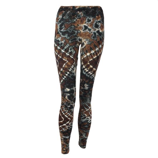 Leggings - Batik - Diamond - brown - black - white
