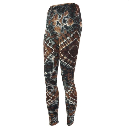 Leggings - Batik - Diamond - brown - black - white