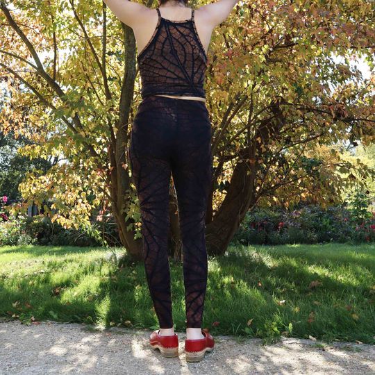 Leggings - Batik - Aridity - brown-ochre brown