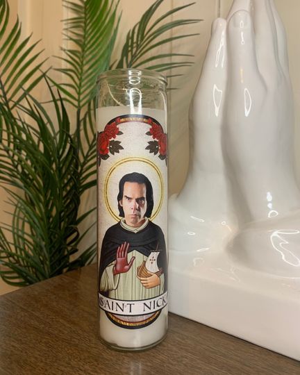 Nick Cave Saint Nick Prayer Candle