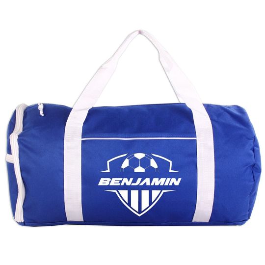 Soccer Sport/Gym Roll Duffel Bag Personalized with Name, Team Name, Slogan, Studio or text of your choice