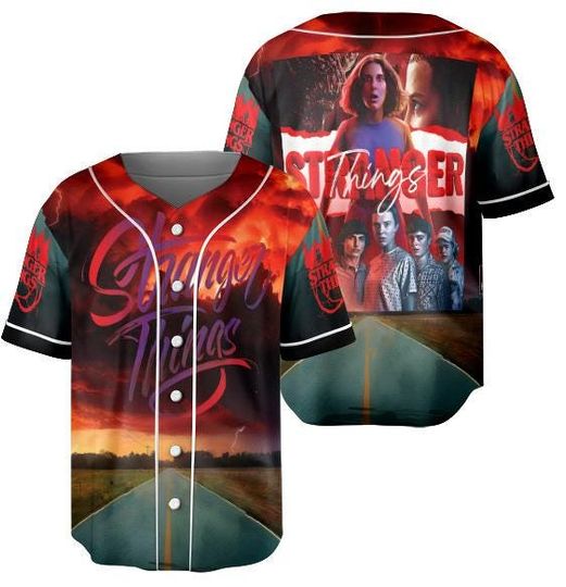 Stranger Things Baseball Jersey