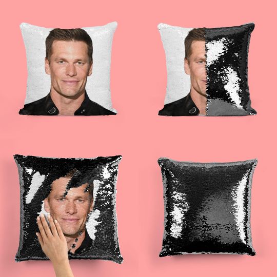 TOM BRADY - Fan  Sequin Pillow
