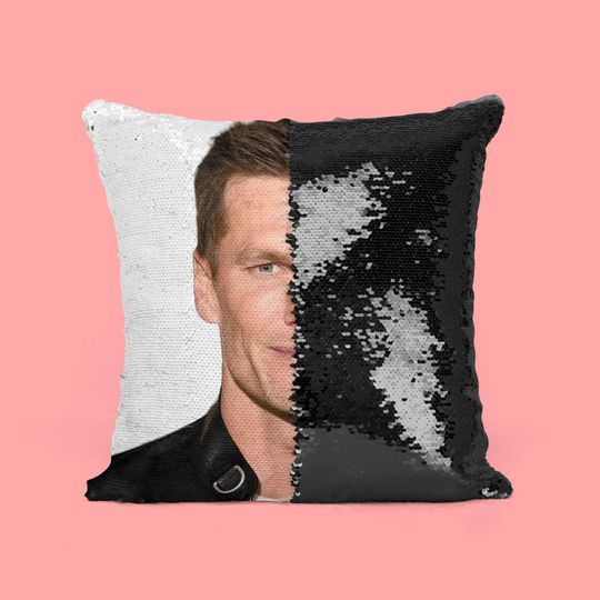 TOM BRADY - Fan  Sequin Pillow