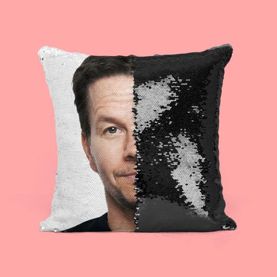 MARK WAHLBERG - Fan Sequin Pillow