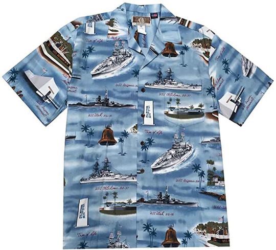 Kalaheo Pearl Harbor US Carrier Hawaiian Shirt