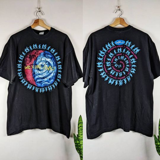Vintage Genesis Merch 1992 We Can't Dance Double Side T-Shirt