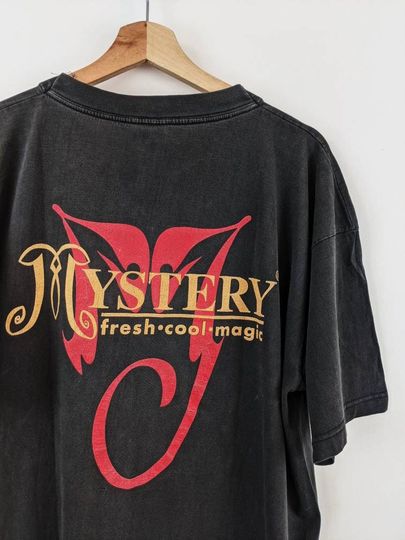Vintage Michael Jackson Mystery Merch T-shirt Double Side Fade