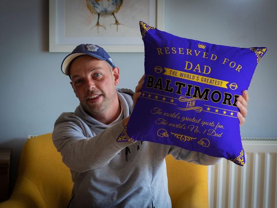 Personalized Baltimore Ravens Pillow Case: Football Fan Gift