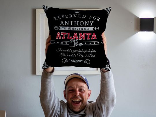 Personalized Atlanta Falcons Pillow Case: Custom Football Fan Gift
