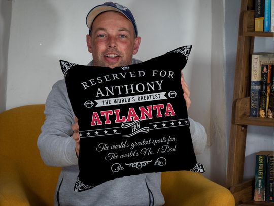 Personalized Atlanta Falcons Pillow Case: Custom Football Fan Gift