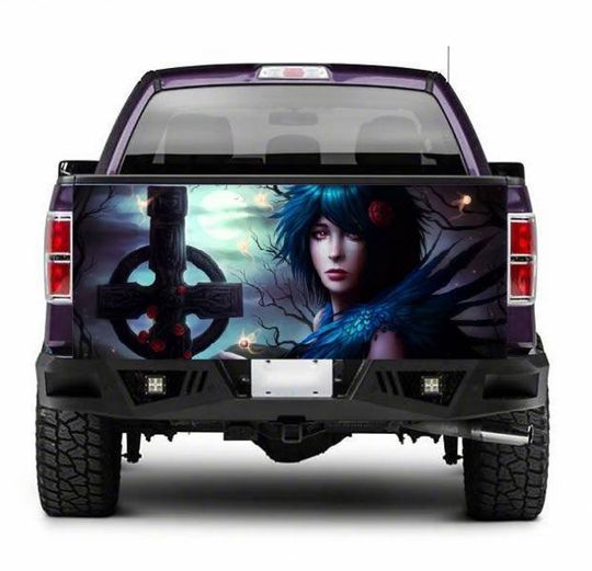 Warrior Truck Bed Decal, Car Decor, Car Accessories