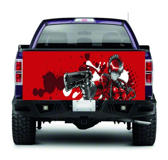 Warrior Truck Bed Decal, Car Decor, Car Accessories