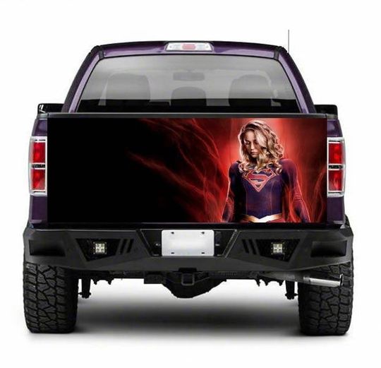 Superman Truck Bed Decal, Car Decor, Car Accessories