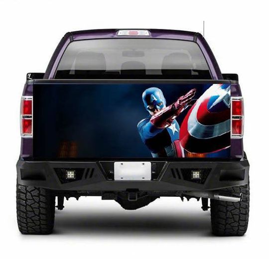 Superman Truck Bed Decal, Car Decor, Car Accessories
