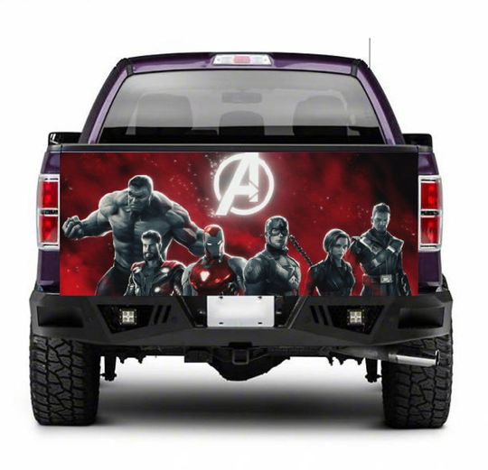 Marvel Superman Truck Bed Decal, Car Decor, Car Accessories