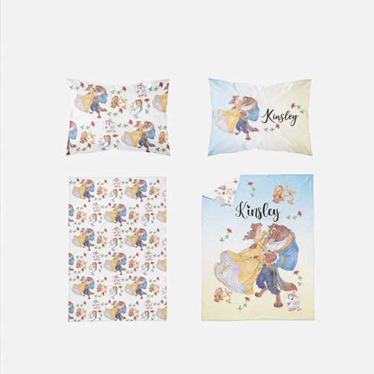 Beauty and the Beast Bedding Set