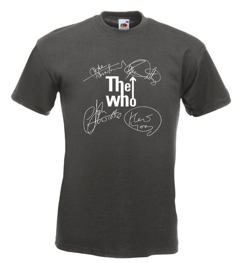 The Who Autographs T Shirt