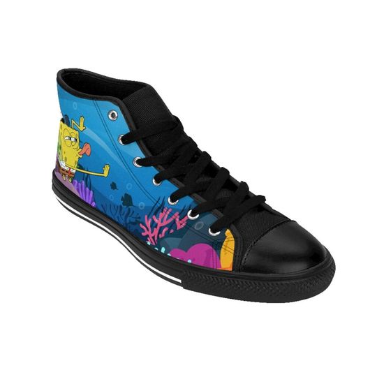 Spongebob Square High Top Shoes Sneakers