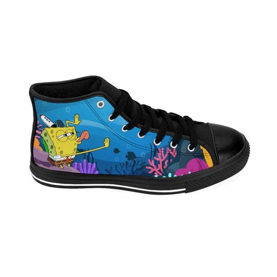 Spongebob Square High Top Shoes Sneakers